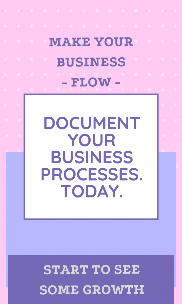Document your business processes